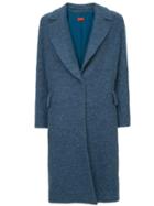 Des Prés Single Breasted Coat - Blue