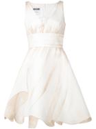 Moschino - Skater Dress - Women - Silk/cotton/acetate/viscose - 40, Nude/neutrals, Silk/cotton/acetate/viscose