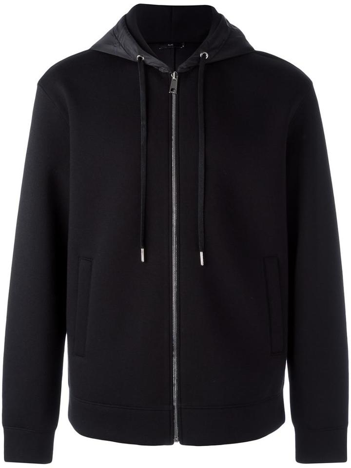 Plac 'oversized' Zipped Hoodie, Men's, Size: Xl, Black, Polyester/rayon