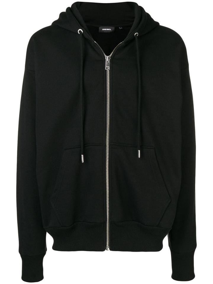 Diesel Logo Hoodie - Black