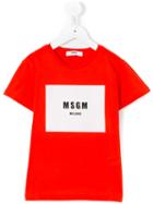 Msgm Kids Print T-shirt, Boy's, Size: 12 Yrs, Red