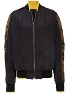 Haider Ackermann Branded Bomber Jacket - Black