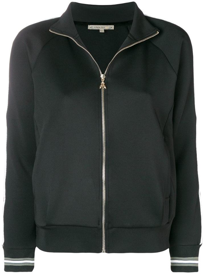 Patrizia Pepe Zipped Sports Jacket - Black