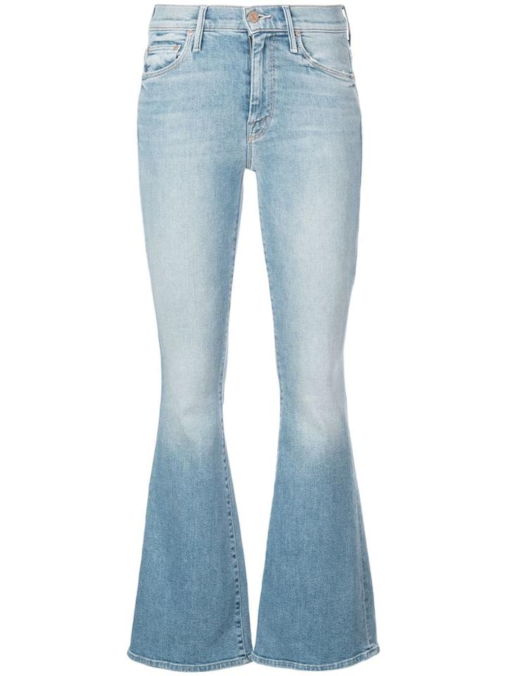 Mother The Weekender Flared Jeans - Blue