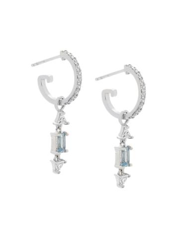 V By Laura Vann Christie Mini Hoop Earrings - Metallic