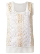 Martha Medeiros - Knit Tank Top - Women - Linen/flax/viscose - M, White, Linen/flax/viscose