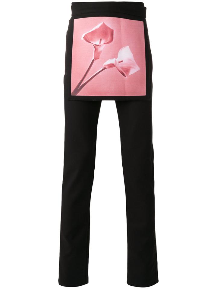 Raf Simons Raf Simons X Robert Mapplethorpe Printed Apron Skinny Jeans