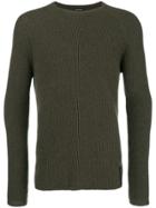 Emporio Armani Ribbed Sweater - Green