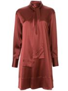 Co Tie Knot Dress - Red