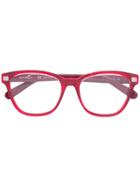 Salvatore Ferragamo Eyewear Square-frame Optical Glasses - Red