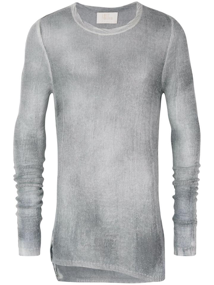 Lost & Found Ria Dunn Crew Neck Knit - Grey