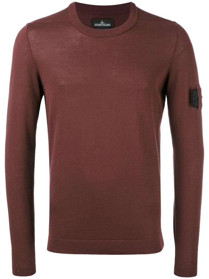 Stone Island Shadow Project - Button Detail Jumper - Men - Cotton - Xl, Brown, Cotton