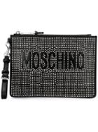 Moschino Studded Clutch