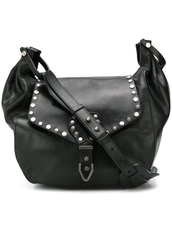 Isabel Marant Studed Shoulder Bag - Black