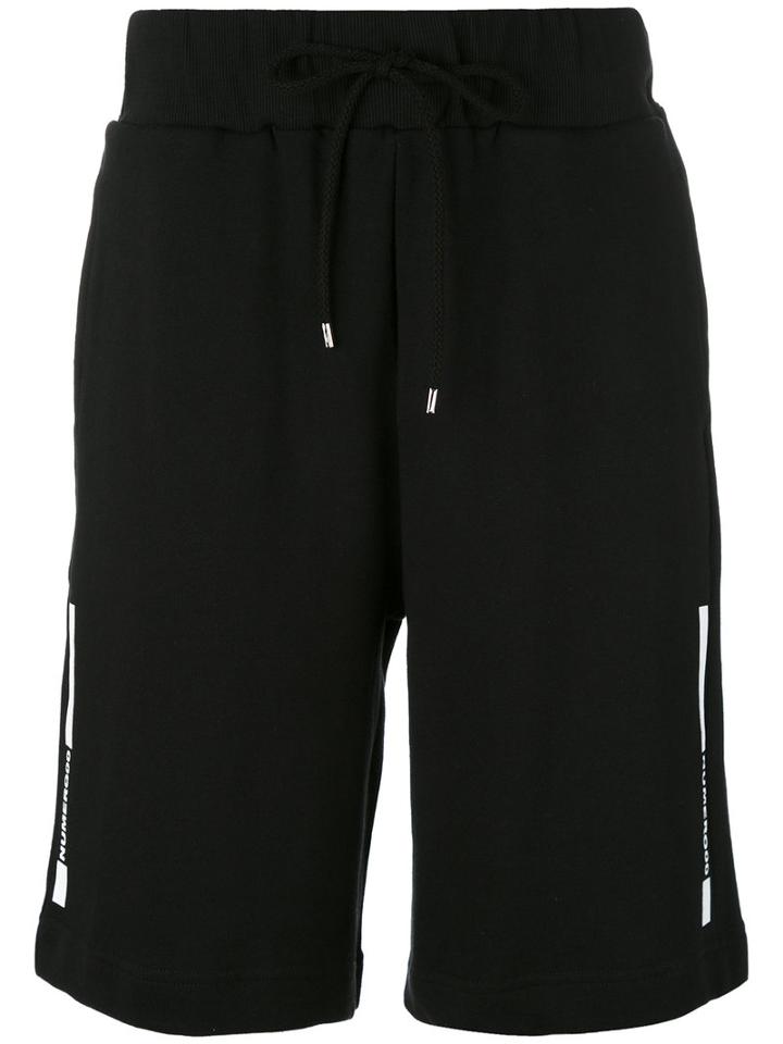 Numero00 - Track Shorts - Men - Cotton - S, Black, Cotton