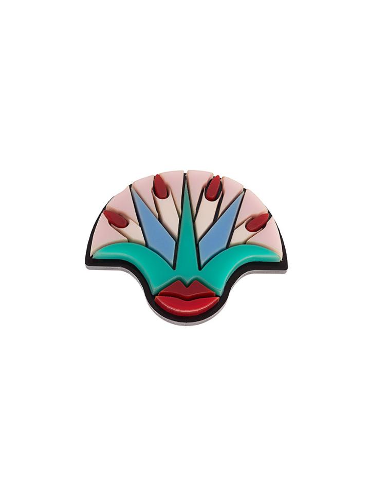 Yazbukey Lips And Nails Ring - Multicolour