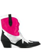 Junya Watanabe Pointed Western Boots - Pink