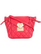 Love Moschino Quilted Crossbody Bag, Women's, Red