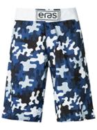 Amir Slama Camouflage Print Swim Shorts - Blue