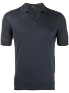 Tagliatore Short-sleeve Polo Shirt - Blue
