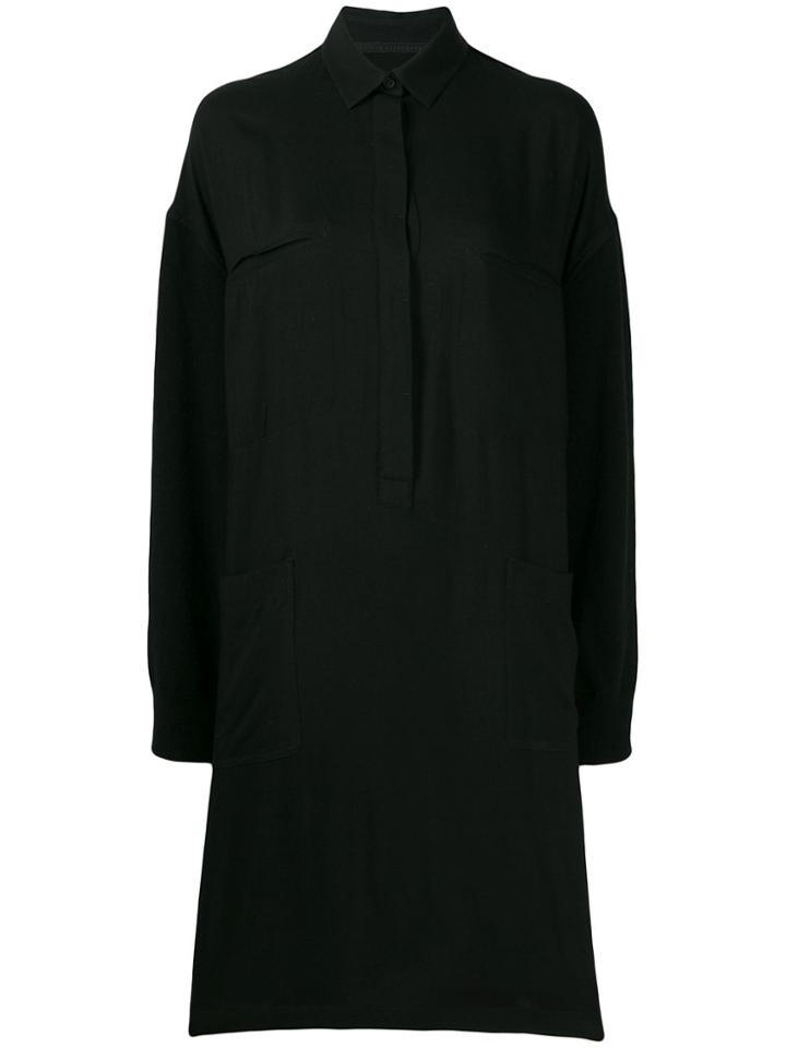 Haider Ackermann Slouch Shirt Dress - Black