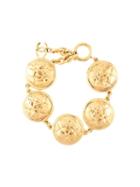 Chanel Pre-owned Logo Medallions Bracelet - Gold