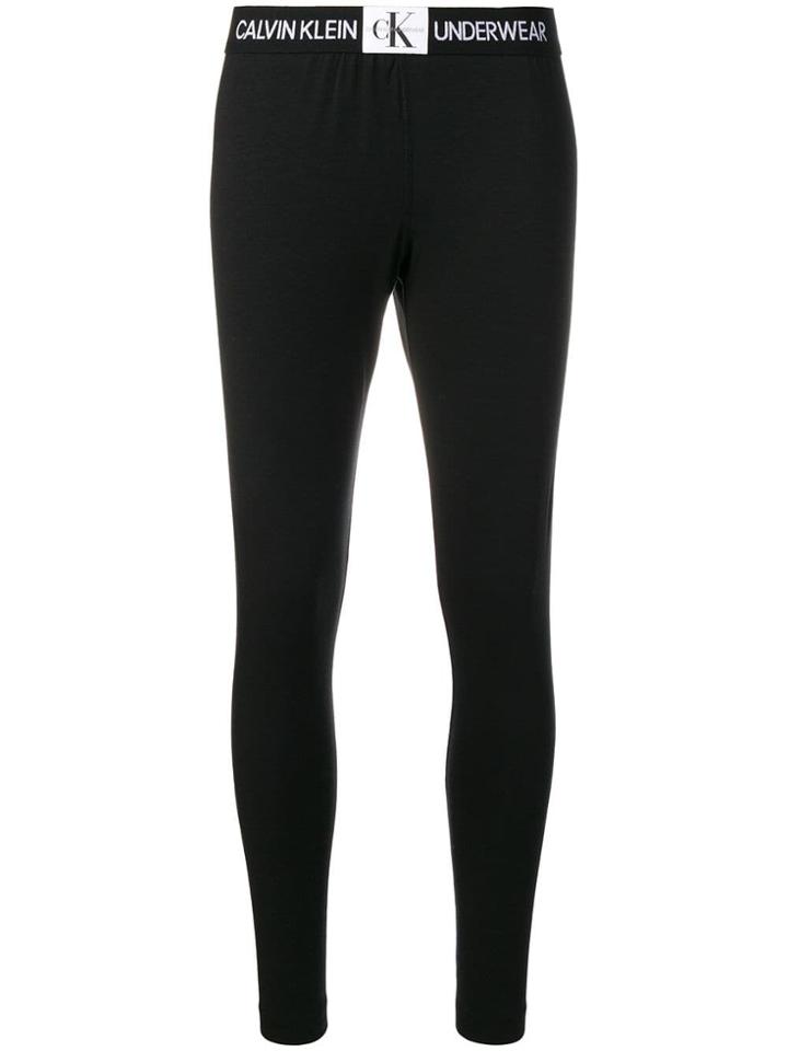 Calvin Klein Underwear Logo Band Leggings - Black