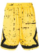 Nike Jordan Lifestyle Last Shot Diamond Shorts - Yellow & Orange
