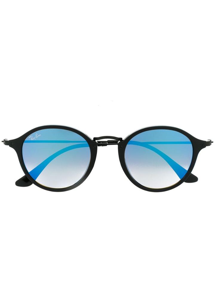Ray-ban Round Shaped Sunglasses - Black