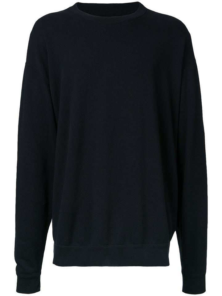 Marka Oversized Sweatshirt, Men's, Size: 2, Black, Cotton