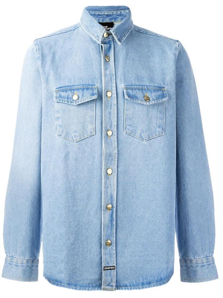 Les (art)ists 'fashion Killa' Shirt, Men's, Size: Xl, Blue, Cotton