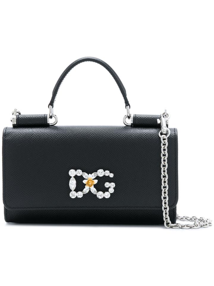 Dolce & Gabbana Mini Sicily Von Bag - Black