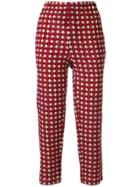 Marni Shell Print Trousers - Red