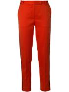 Styland Cropped Tailored Suit Trousers - Yellow & Orange