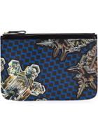 Pierre Hardy Snowflake Cube Print Pouch, Women's, Black