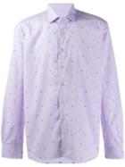 Etro Embroidered Butterfly Shirt - Purple