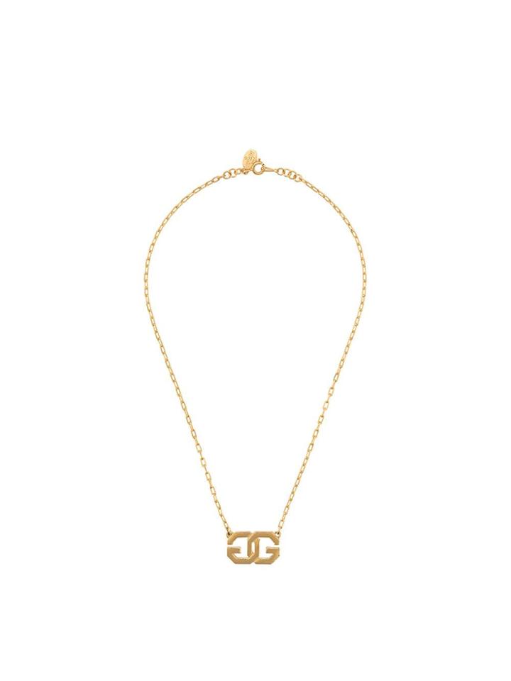 Givenchy Pre-owned '1970s Gg Charm Necklace - Gold