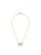 Givenchy Pre-owned '1970s Gg Charm Necklace - Gold