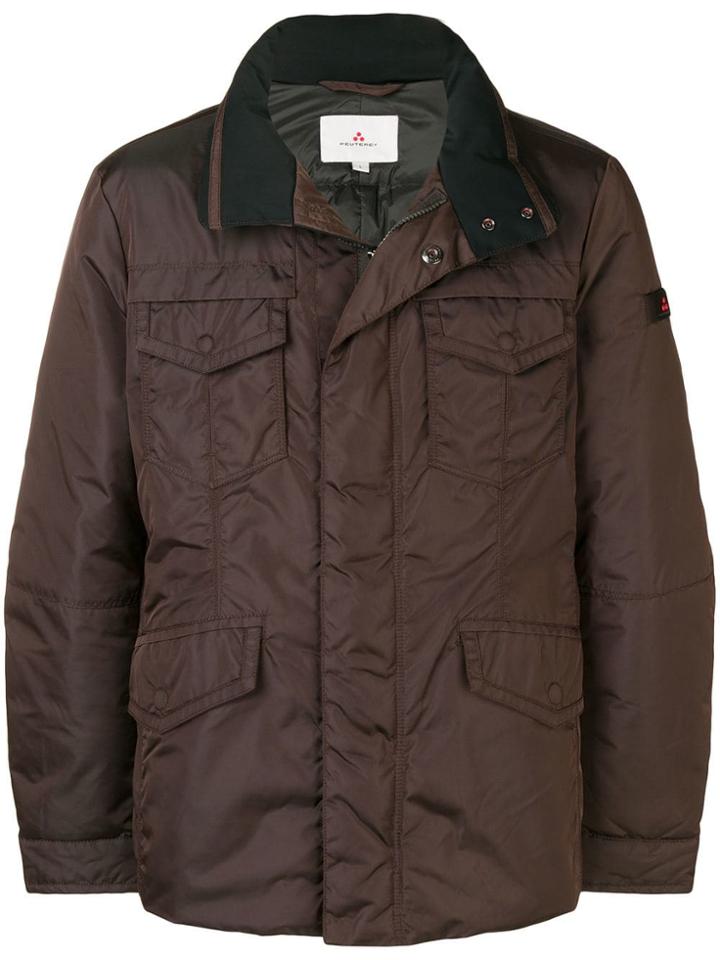 Peuterey Short Padded Jacket - Brown