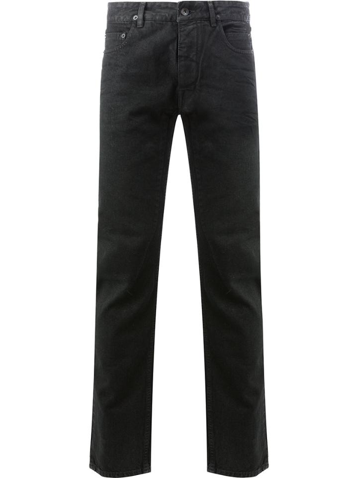 Rick Owens Drkshdw Straight-leg Jeans - Black