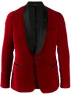 Leqarant Velvet Dinner Ajcket - Red