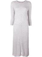Le Kasha Cashmere 'mali' Knit Dress, Women's, Size: Medium, Grey, Cashmere
