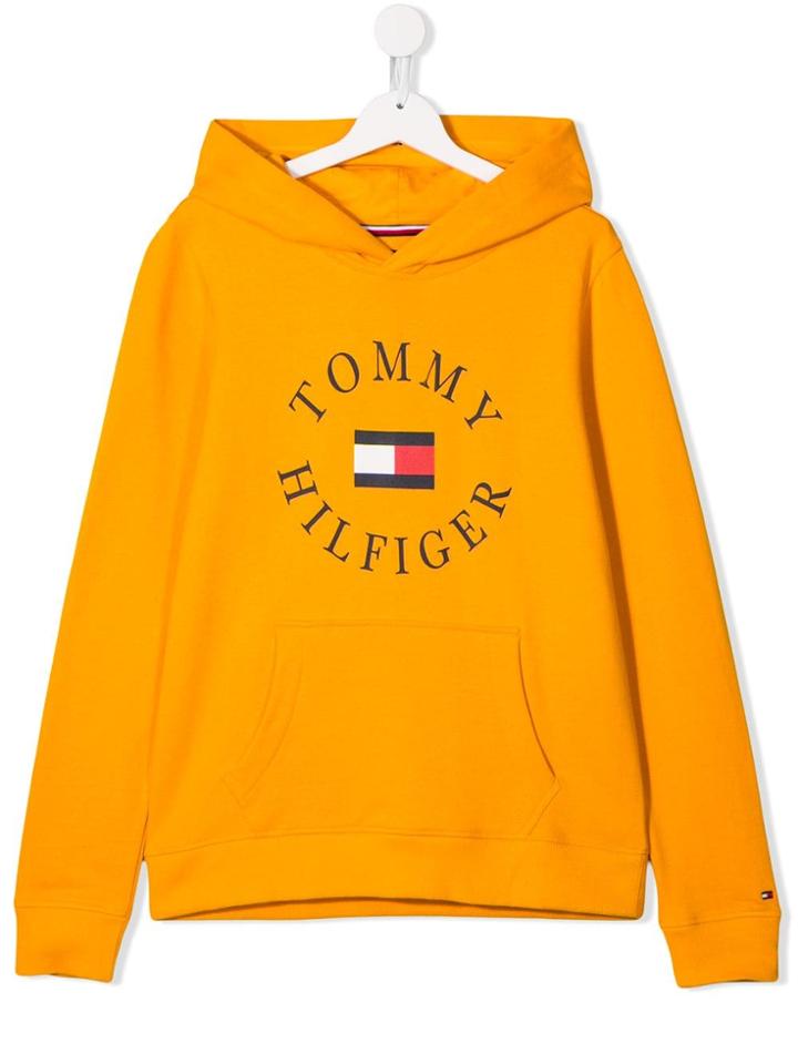 Tommy Hilfiger Junior Logo Hoodie - Yellow