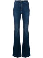 Pt05 High Rise Flared Jeans - Blue