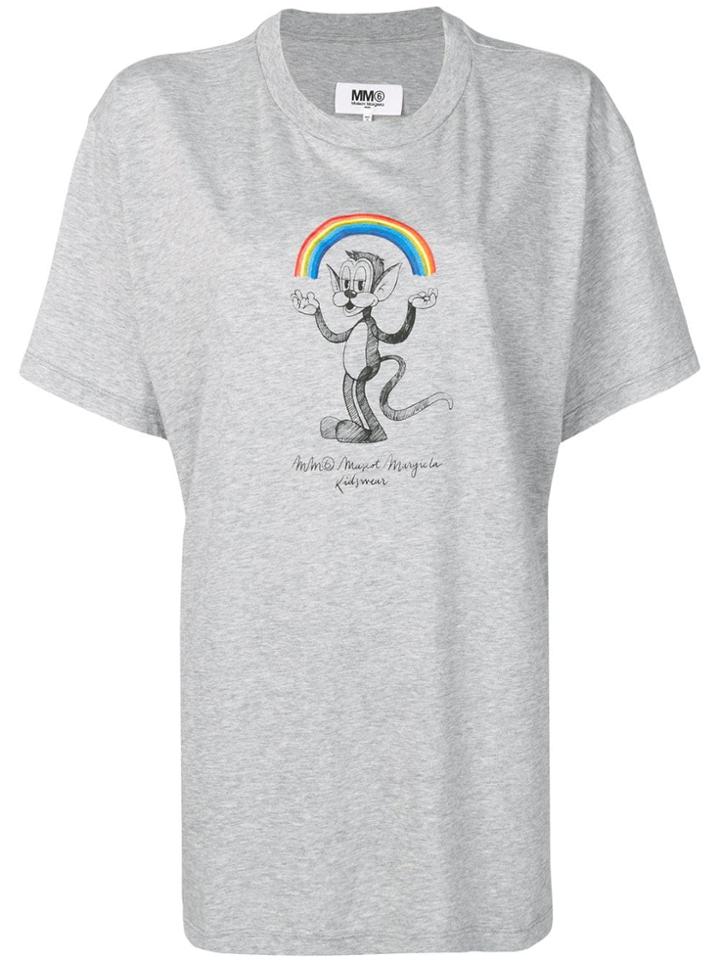 Maison Margiela Mm6 Kidswear Print T-shirt - Grey