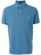 Polo Ralph Lauren Logo Embroidered Polo Shirt, Men's, Size: Large, Blue, Cotton