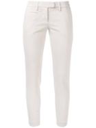 Dondup Asian Cigarette Trousers, Women's, Size: 28, Nude/neutrals, Cotton/spandex/elastane