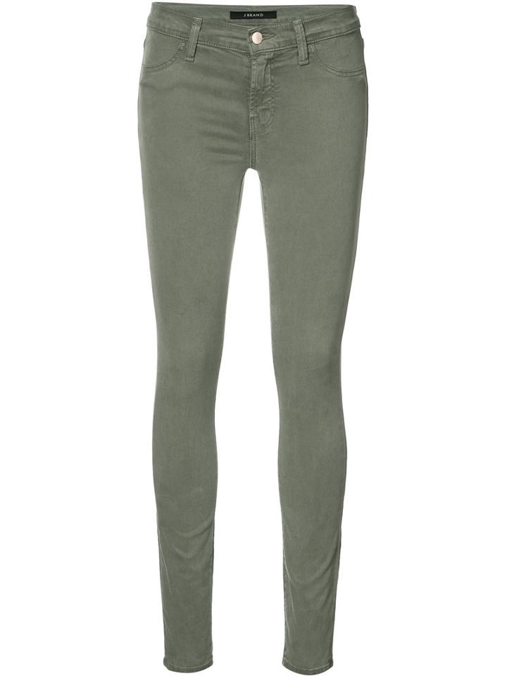 J Brand Skinny Jeans, Women's, Size: 28, Green, Cotton/spandex/elastane/tencel