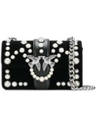 Pinko Mini Love Shoulder Bag - Black