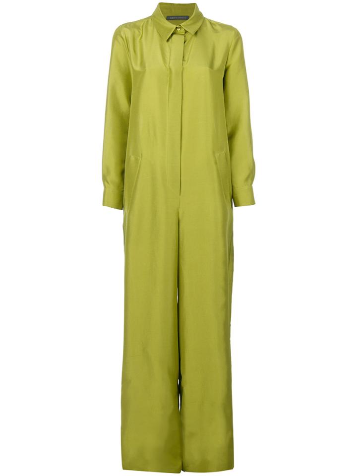 Alberta Ferretti Wide-leg Jumpsuit - Green
